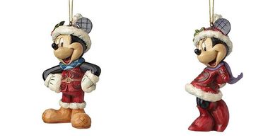 Micky + Minnie Maus - Set 2-tlg. - Walt Disney Christbaumschmuck