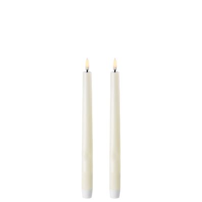 Uyuni 2 Stabkerzen - LED Kerze - 2,3 x 25,5 cm - Piffany Copenhagen - Flammenlose Ker