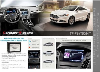 TV-Freischaltung für Ford & Lincoln mit Sync & MyFord Touch 8"