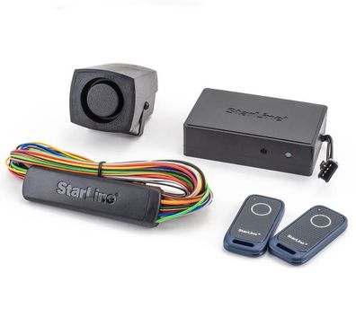 Starline Motorrad-Alarmsystem mit Ortung und zwei Bluetooth TAGs [inkl. Montage]