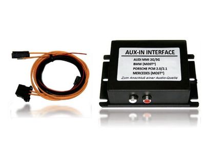 AUX IN Interface auf Lichtwellenleiter Basis MMI 2G High Audi Porsche BMW Mercedes