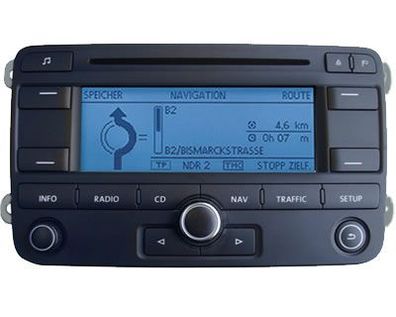 Navigationssystem VW RNS 300 RNS300 schwarz neuwertig #100