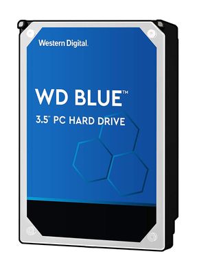 WD Blue 3,5" Festplatte 4TB SATA III 5400U/ m 64MB Cache WD40EZRZ intern