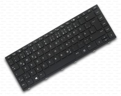 Tastatur DE Schwarz mit Rahmen für HP EliteBook 745 G5 745 G6 840 G5 840 G6 Serie