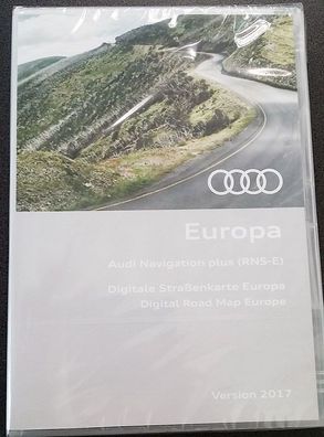 original Kartenmaterial Audi RNS-E Europa 2017 8P0060884CM neu 2017