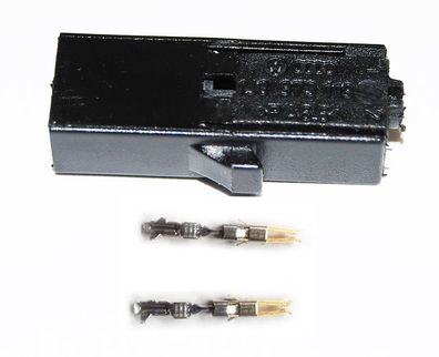 1J0973119 Stecker 2-polig weiblich Kabel Reparatursatz + kompatibel für + VW + ...