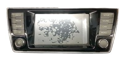 original Radio Display Monitor Touch Skoda Fabia III, 6V 6V0919604