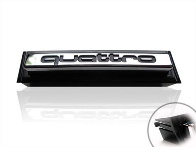 Grill Emblem Quattro Audi original neu