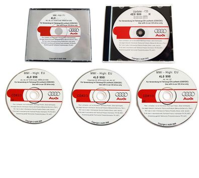 original Audi MMI Software Update CDs auf v.5570 für MMI2G High A6 A8 Q7