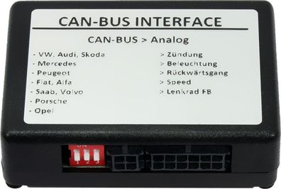 CanBus Canbus - Analog Audi VW ISO Quadlok Lenkradbedienung