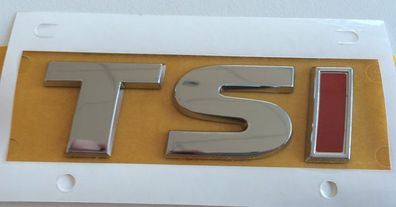 Original Volkswagen Schriftzug TSI Heck Logo Emblem mit rotem i 5G0853675A