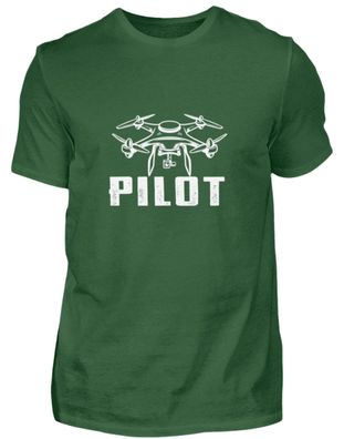 Drohnen Pilot - Herren Basic T-Shirt-1FBWCTTY