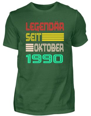 Legendär SEIT Oktober 1990 - Herren Basic T-Shirt-6DOQ4LUA