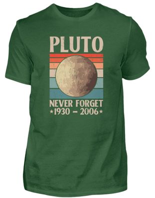 PLUTO NEVER FORGET 1930-2006 - Herren Basic T-Shirt-E7HS3S0Y