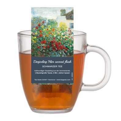 Abraham`s Tea House Big Tea Bag Darjeeling Mim Second Flush Schwarzer Tee (Teebeutel)