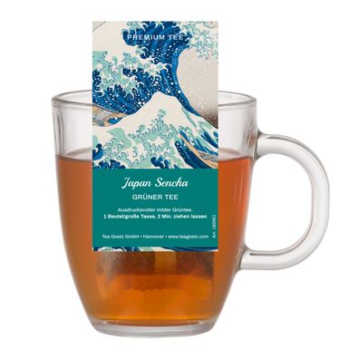 Abraham`s Tea House - Big Tea Bag Japan Sencha grüner Tee (Teebeutel)