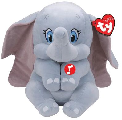 Ty 902290 Disney Elefant Dumbo mit Sound 45 cm Plüsch Stofftier Kuscheltier Doll
