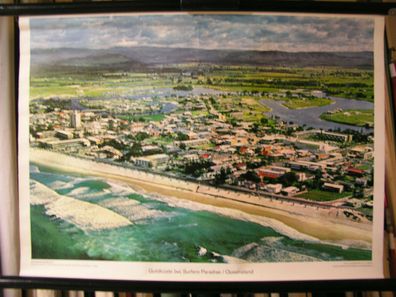 Schulwandbild Wandbild Goldküste Surfers Paradise Queensland Australien 72x52cm