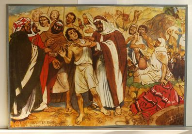 Wandbild Bibel Testament Kirche 08 Sie verkauften Josef für zwanzig Silberlinge