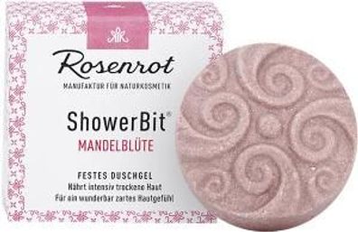 Rosenrot Festes Duschgel Mandelblüte - 60g
