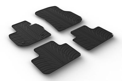 Design Gummi Fußmatten passend für BMW X4 G02, X4M F98 01.2020> Passform Gummimatten