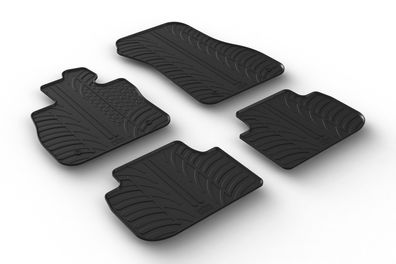 Design Gummi Fußmatten passend für BMW 1er F40 09.2019> Passform Gummimatten
