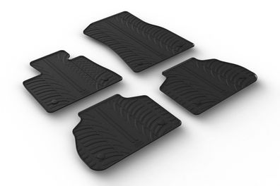 Design Gummi Fußmatten passend für BMW X7 G07 10.2019> Passform Gummimatten