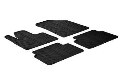 Design Gummi Fußmatten passend für Citroen C5 04.2008-11.2017 Passform Gummimatten