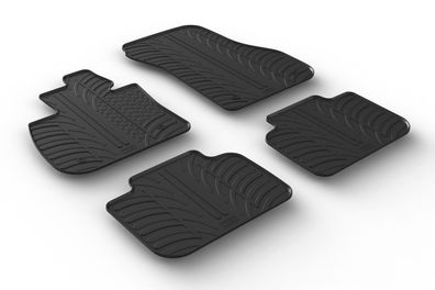 Design Gummi Fußmatten passend für BMW X2 F39 03.2018> Passform Gummimatten