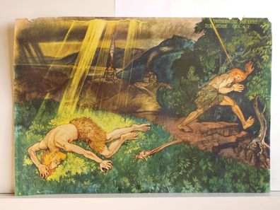 Bibelgeschichte HV04 Unterdrücker, Lust zur Sünde 1960 Schulwandbild Wandbild 98x68cm