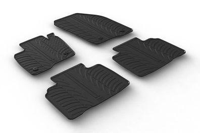 Design Gummi Fußmatten passend für Ford Edge 06.2016> Passform Gummimatten