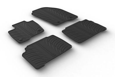 Design Gummi Fußmatten passend für Ford Galaxy 07.2015> Passform Gummimatten