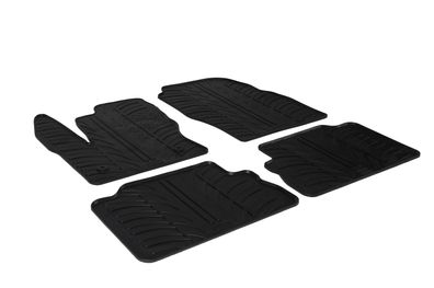 Design Gummi Fußmatten passend für Ford Kuga 03.2013-01.2017 Passform Gummimatten