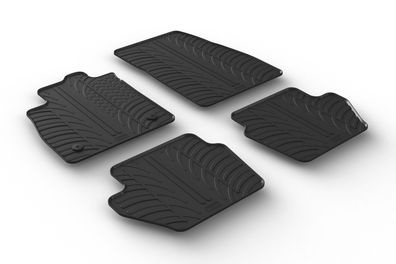 Design Gummi Fußmatten passend für Ford Puma 03.2020> Passform Gummimatten