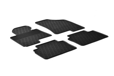 Design Gummi Fußmatten passend für Hyundai ix35 03.2010-04.2018 Passform Gummimatten