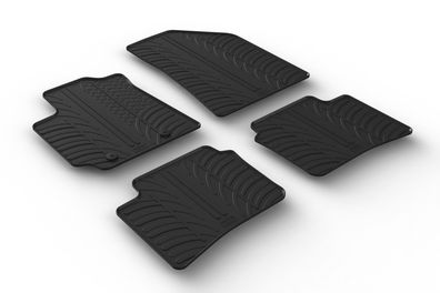 Design Gummi Fußmatten passend für Hyundai i10 02.2020> Passform Gummimatten