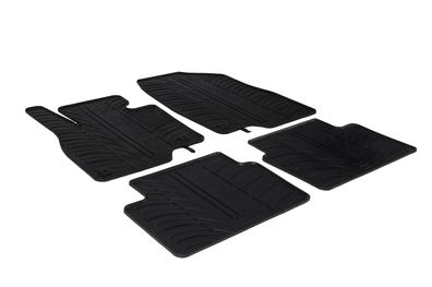 Design Gummi Fußmatten passend für Mazda 3 10.2013-01.2019 Passform Gummimatten