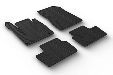 Design Gummi Fußmatten passend für Nissan Juke 12.2019> Passform Gummimatten