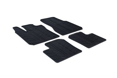 Design Gummi Fußmatten passend für Renault Twingo III 09.2014> Passform Gummimatten