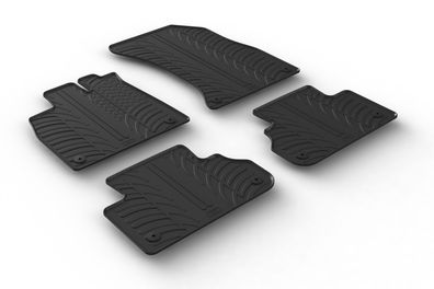 Design Gummi Fußmatten passend für Audi Q5 & SQ5 FY 10.2016> Passform Gummimatten