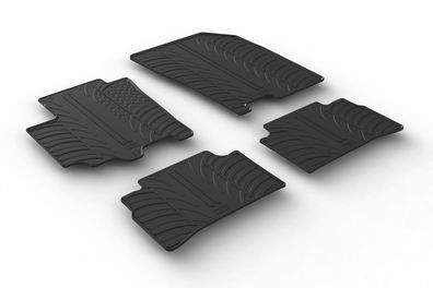 Design Gummi Fußmatten passend für Suzuki Vitara 04.2015> Passform Gummimatten