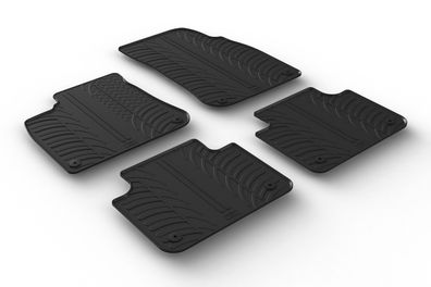 Design Gummi Fußmatten passend für VW Touareg 05.2018> Passform Gummimatten