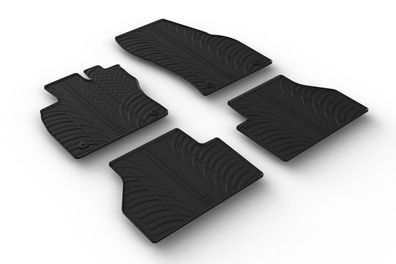 Design Gummi Fußmatten passend für VW Caddy 11.2020> Passform Gummimatten