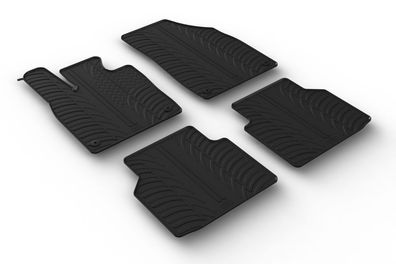 Design Gummi Fußmatten passend für VW ID.4 03.2021> Passform Gummimatten