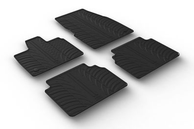 Design Gummi Fußmatten passend für BMW i3 & i3s 10.2013> Passform Gummimatten