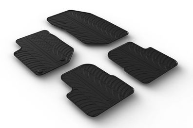 Design Gummi Fußmatten passend für Citroen C4 01.2021> Passform Gummimatten