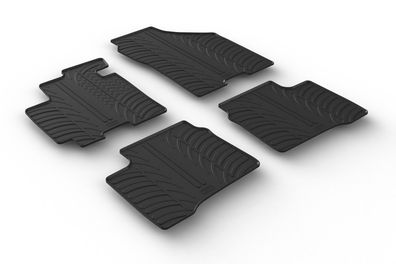 Design Gummi Fußmatten passend für Suzuki Swift 05.2017> Passform Gummimatten