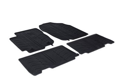 Design Gummi Fußmatten passend für Toyota RAV4 03.2013-12.2018 Passform Gummimatten