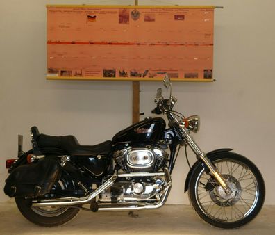 Wandkarte Geschichtsfries 1800-1950 Napoleon bis Atombombe 161x67cm vintage 1965