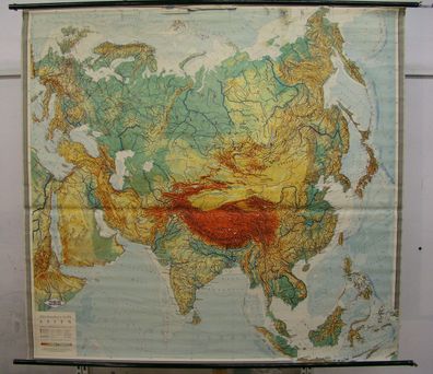 Schulwandkarte Wandkarte Schulkarte Europa Asien Eurasien ohne Spanien 183x172cm